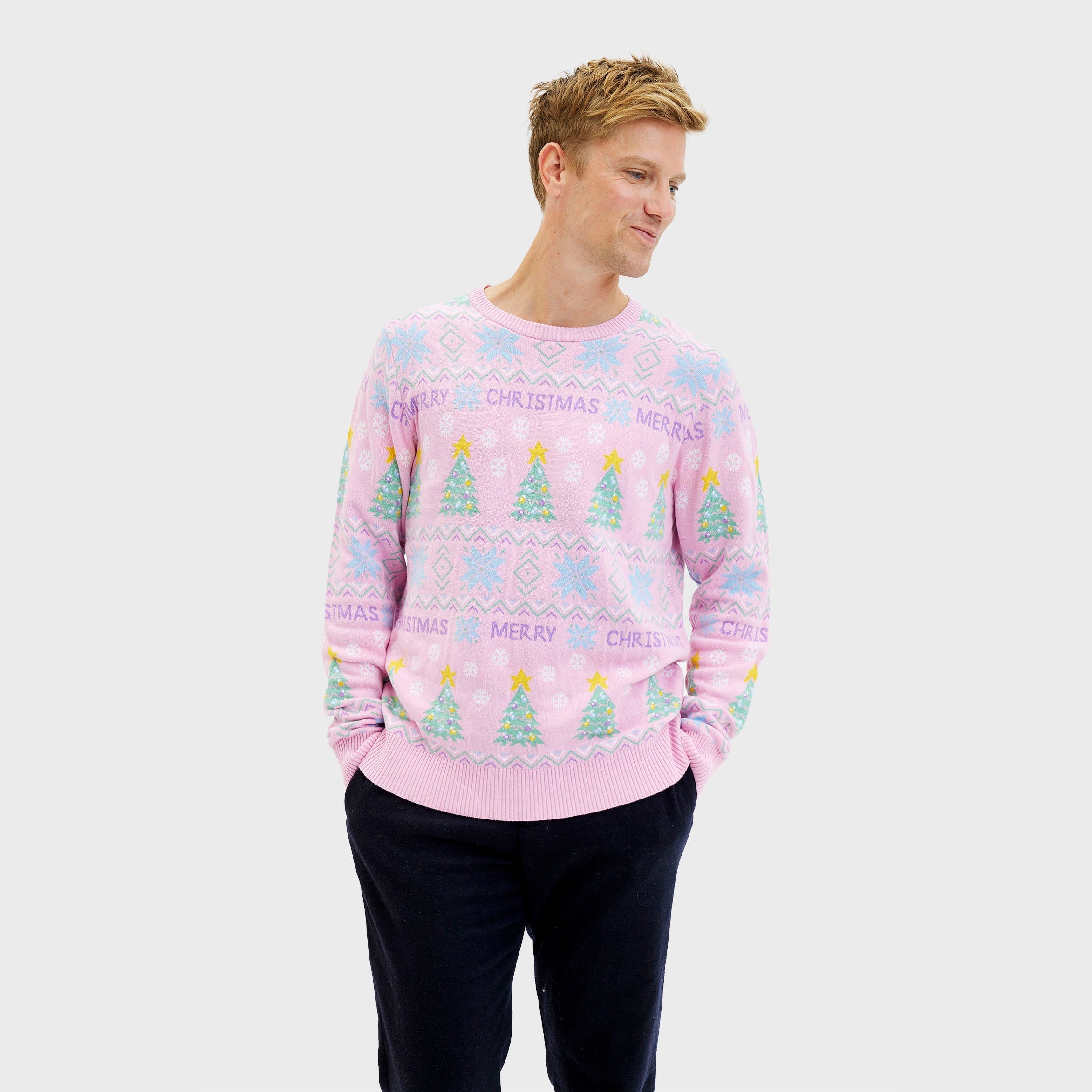 Il maglione rosa di Natale - Uomo.